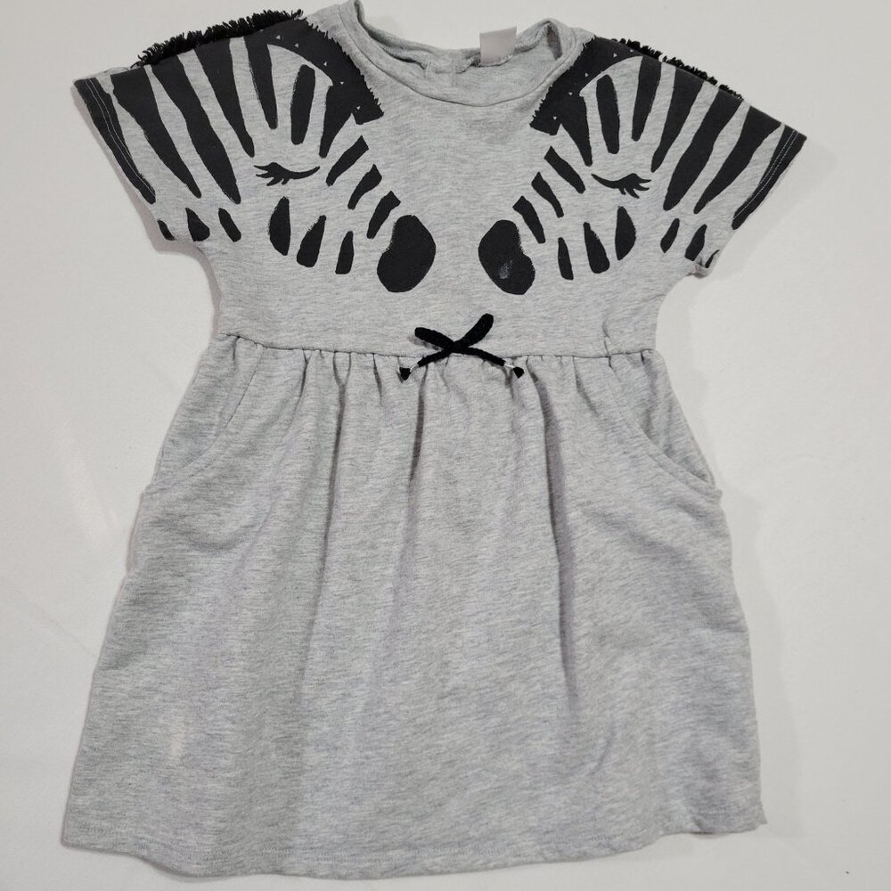 Gymboree 5T Zebra Used dress. Mixed Bin Z27